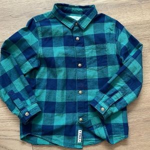 Zara boys flannel shirt size 4-5 years